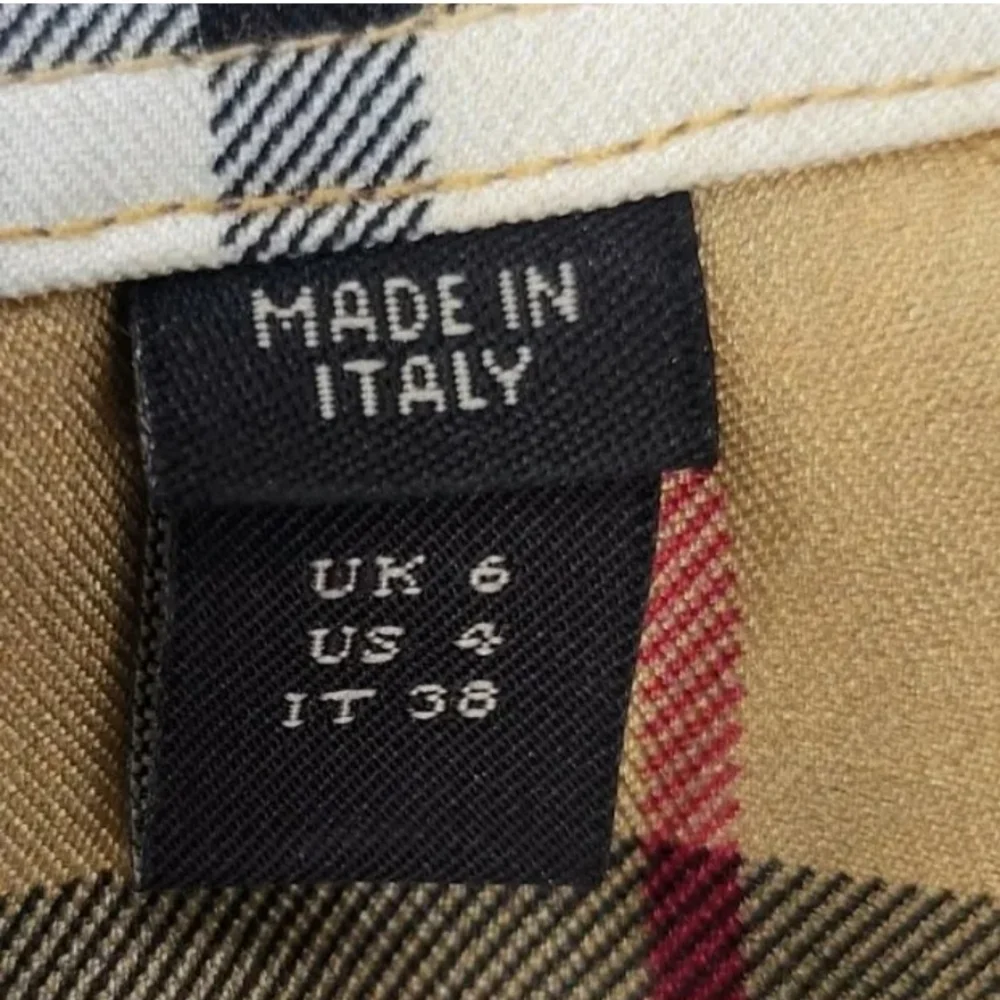 Burberry Paneled Archive Scarf Print Silk Shirt  SZ IT 38 / US 4 Italy RARE - Picture 12 of 15